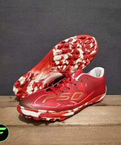 کفش استوک ریز چمن مصنوعی آدیداسF50‌ (قرمز)