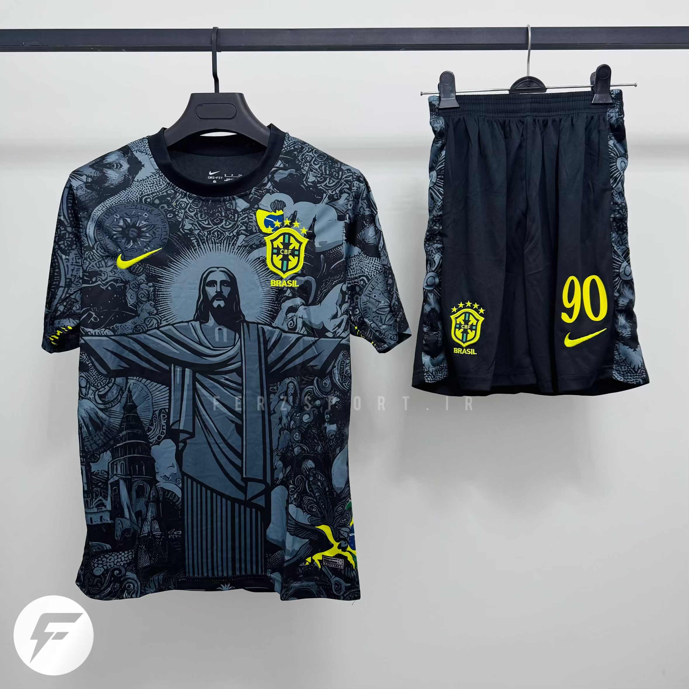 کیت کانسپت مسیح برزیل مشکی طوسی (+A)