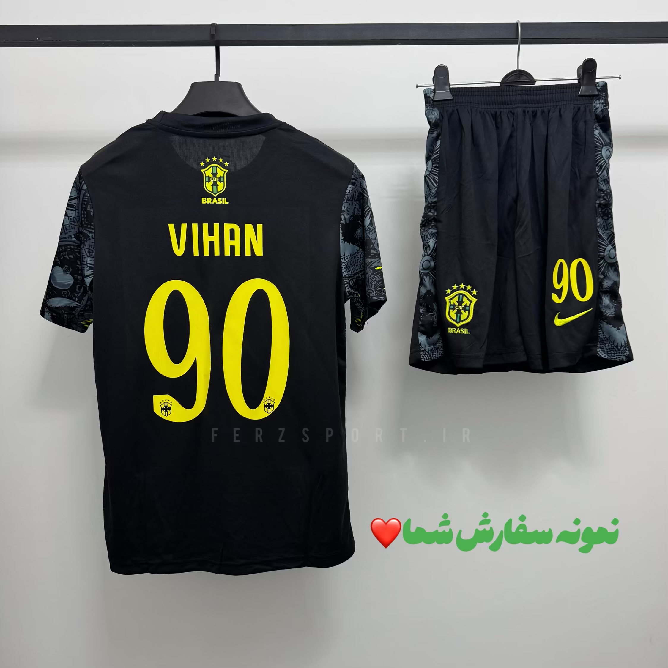 کیت کانسپت مسیح برزیل مشکی طوسی (+A) - تصویر 4