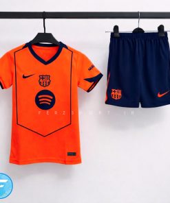 لباس فوتبال بچگانه اول بارسلونا2026 (تایلندی+A)