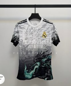 لباس دراگون آتشین شعله سبز رئال مادرید(پلیری++A)