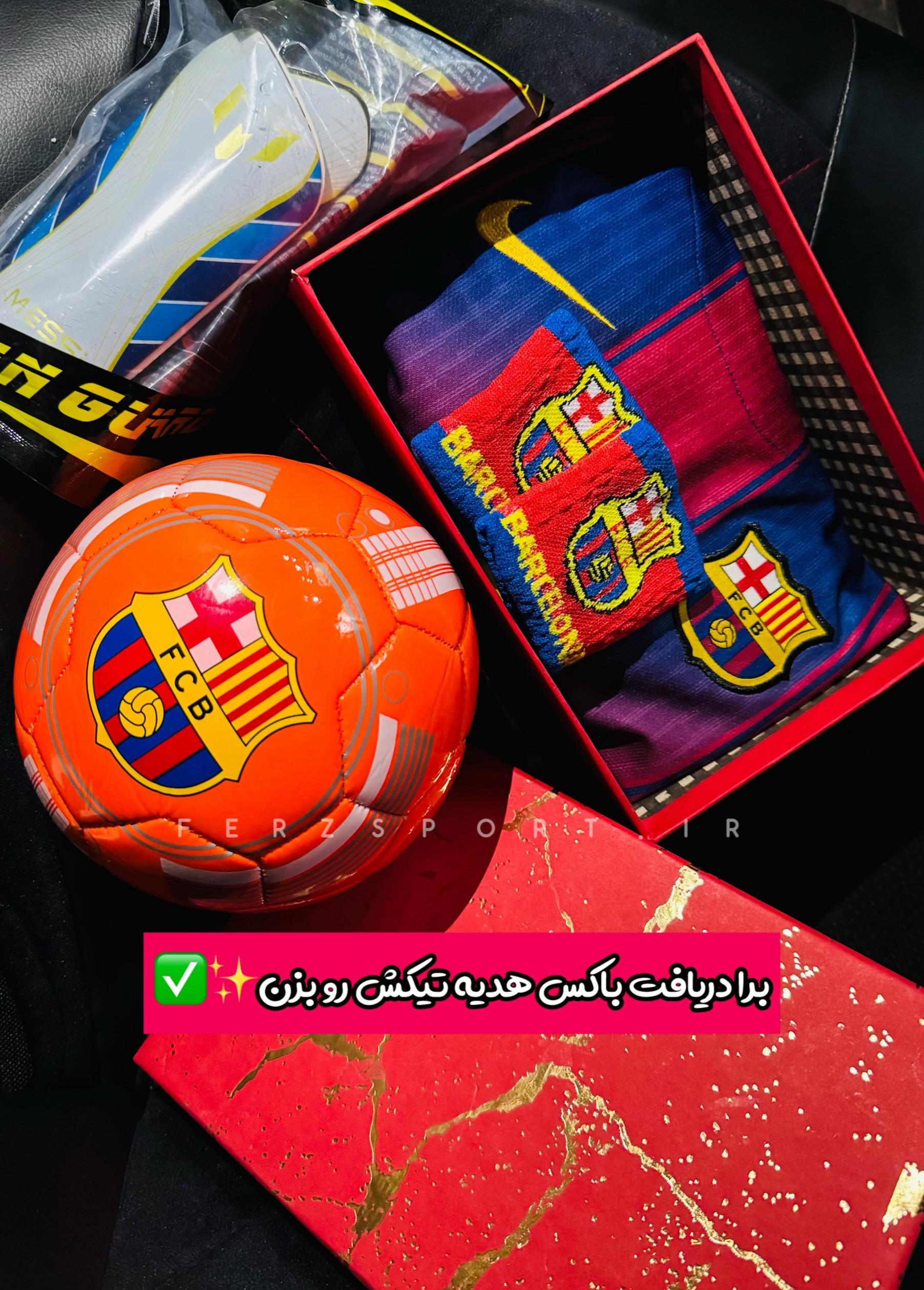 لباس فوتبال بچگانه اول بارسلونا2026 (تایلندی+A) - Image 5