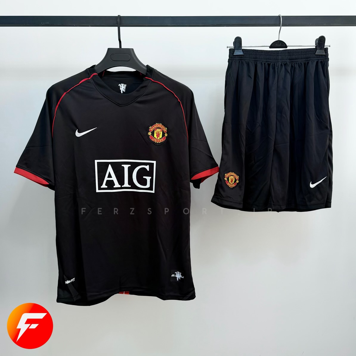 کیت مشکی منچستریونایتد۲۰۰۸ (+A)
